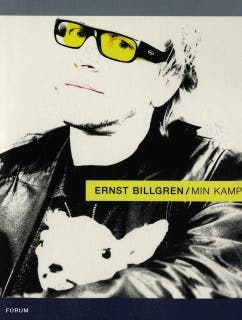 Min kamp – omslag till ljudboken av Ernst Billgren