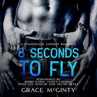 8 Seconds to Fly – omslag till ljudboken av Grace McGinty