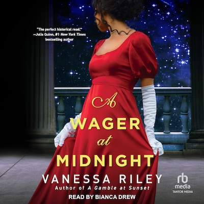 A Wager at Midnight – omslag til lydbogen af Vanessa Riley