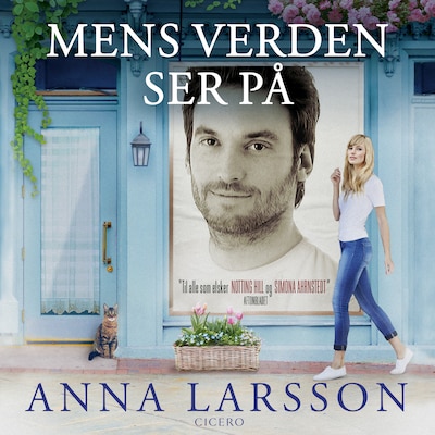 Mens verden ser på – omslag til lydbogen af Anna Larsson