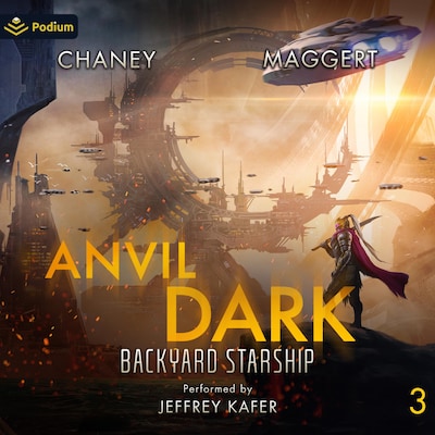 Anvil Dark – omslag til lydbogen af J.N. Chaney, Terry Maggert