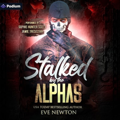 Stalked by the Alphas – omslag til lydbogen af Eve Newton