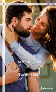 Den han älskar / I väntans tider – omslag till ljudboken av Amalie Berlin,Amy Ruttan