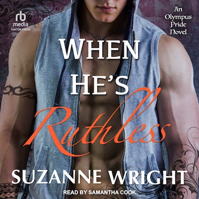 When He's Ruthless – omslag til lydbogen af Suzanne Wright