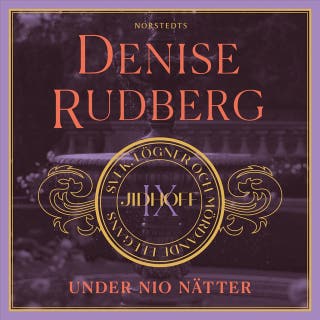 Under nio nätter – omslag till ljudboken av Denise Rudberg