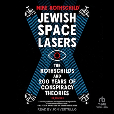 Jewish Space Lasers – omslag til lydbogen af Mike Rothschild