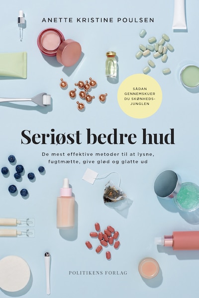 Seriøst bedre hud – omslag til lydbogen af Anette Kristine Poulsen