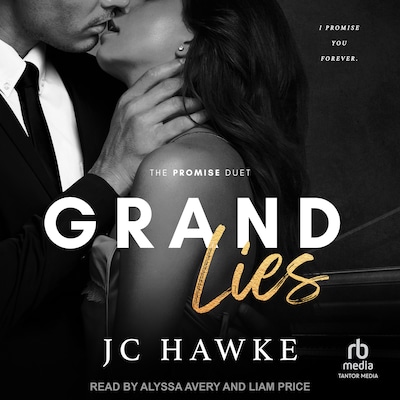 Grand Lies – omslag til lydbogen af JC Hawke