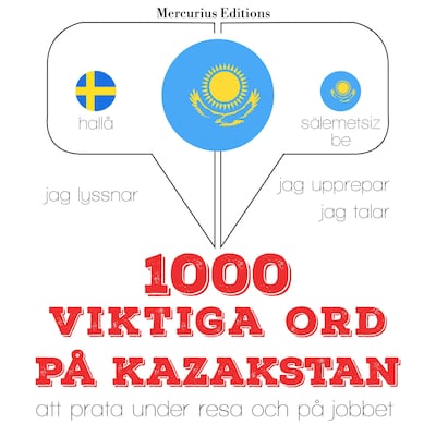 1000 viktiga ord på Kazakstan – omslag till ljudboken av JM Gardner
