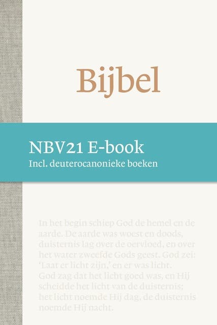 Bijbel | NBV21 – omslag van het luisterboek van NBG
