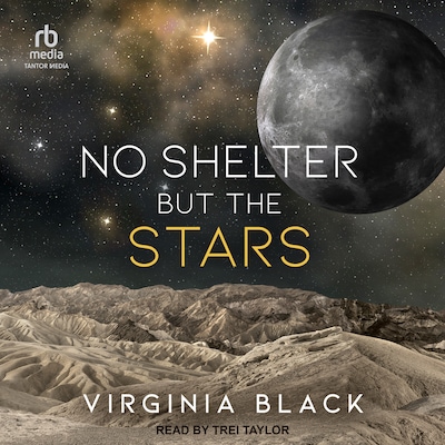 No Shelter But the Stars – omslag til lydbogen af Virginia Black