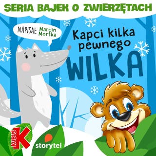 Kapci kilka pewnego wilka – okładka audiobooka, autor Marcin Mortka