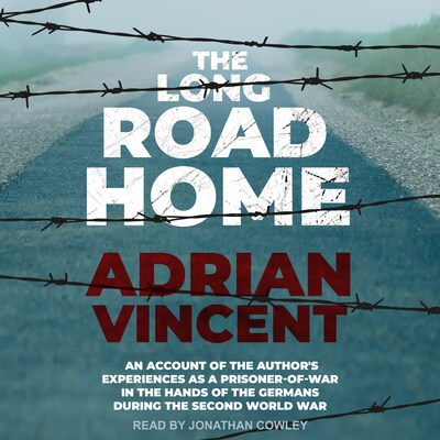 The Long Road Home – omslag til lydbogen af Adrian Vincent
