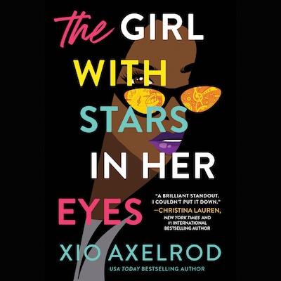 The Girl With Stars in Her Eyes – omslag van het luisterboek van Xio Axelrod