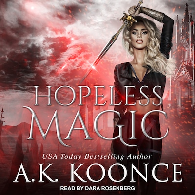 Hopeless Magic – omslag til lydbogen af A.K. Koonce