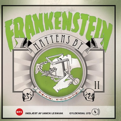 Frankenstein 2 - Nattens by – omslag til lydbogen af Dean Koontz