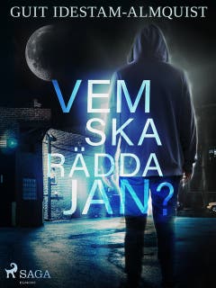 Vem ska rädda Jan? – omslag till ljudboken av Guit Idestam Almquist