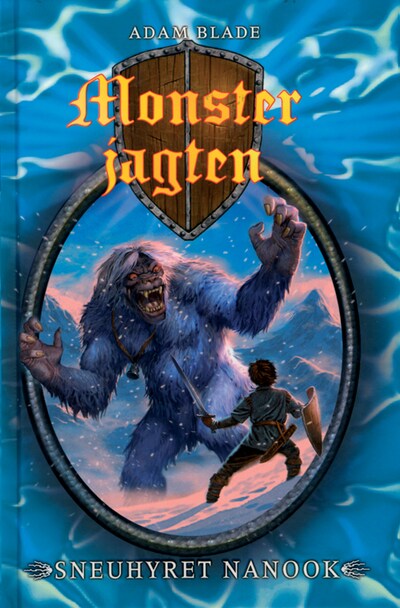 Monsterjagten (05) Sneuhyret Nanook – omslag til lydbogen af Adam Blade