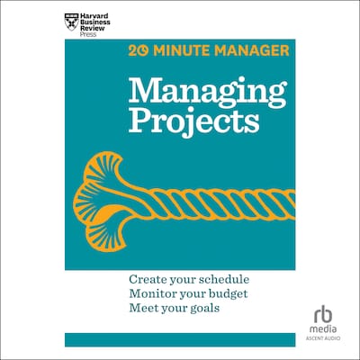 Managing Projects – omslag til lydbogen af HARVARD BUSINESS REVIEW