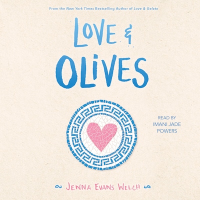 Love & Olives – omslag til lydbogen af Jenna Evans Welch