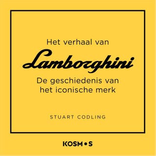 Het verhaal van Lamborghini: De geschiedenis van het iconische merk – omslag van het luisterboek van Stuart Codling