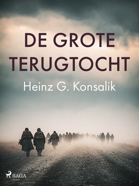 De grote terugtocht – omslag van het luisterboek van Heinz G. Konsalik