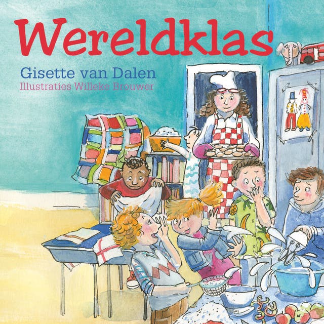 Wereldklas! – omslag van het luisterboek van Gisette van Dalen