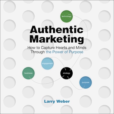 Authentic Marketing – omslag til lydbogen af Larry Weber