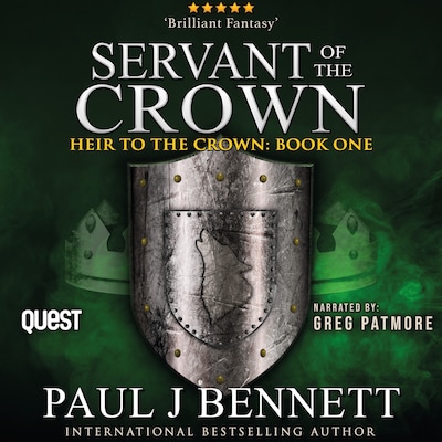 Servant of the Crown – omslag til lydbogen af Paul J Bennett