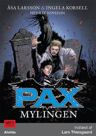 PAX 3: Mylingen – omslag til lydbogen af Åsa Larsson, Ingela Korsell