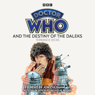 Doctor Who and the Destiny of the Daleks – omslag til lydbogen af Terrance Dicks