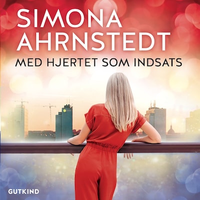 Med hjertet som indsats – omslag til lydbogen af Simona Ahrnstedt