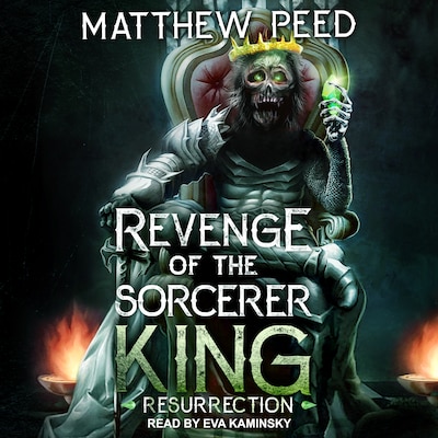 Revenge of the Sorcerer King – omslag til lydbogen af Matthew Peed