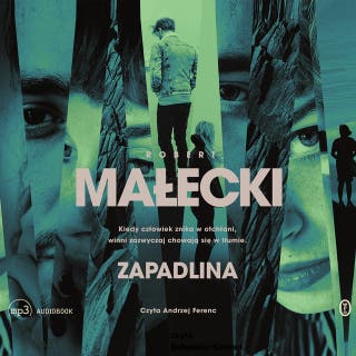 Zapadlina – okładka audiobooka, autor Robert Małecki