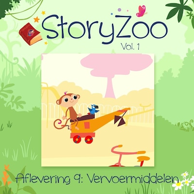 Vervoermiddelen – omslag van het luisterboek van StoryZoo