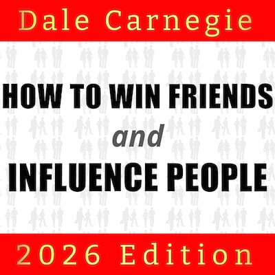 How to Win Friends and Influence People – omslag til lydbogen af Dale Carnegie, ALIO Publishing Group