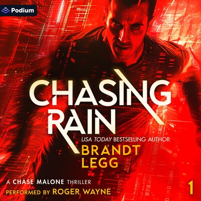 Chasing Rain – omslag til lydbogen af Brandt Legg
