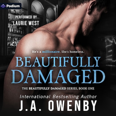 Beautifully Damaged – omslag til lydbogen af J.A. Owenby