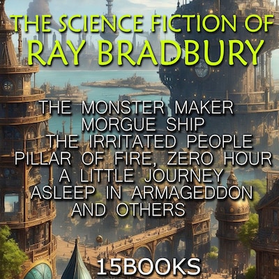 The Science Fiction of Ray Bradbury (15+ books) – omslag til lydbogen af Ray Bradbury