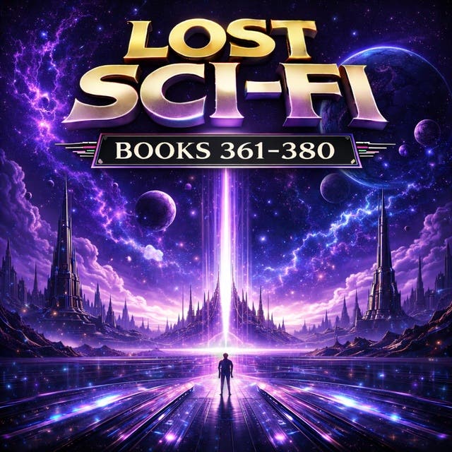 Lost Sci-Fi Books 361 thru 380: 20 Timeless Tales of Science Fiction, Horror, Fantasy, and Mystery – omslag van het luisterboek van Edgar Allan Poe, Jack London, Harlan Ellison, Robert Sheckley, H P Lovecraft, Arthur C Clarke, Frank Belknap Long, Lester Del Rey, Fritz Leiber, Mack Reynolds, Alan E Nourse, Robert Moore Williams, Frank R Stockton, Ron Cocking, Katherine Maclean, Nelson S Bond, Alfred Coppel, Thorp Mcclusky, Don Mark Lemon