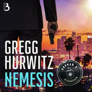 Nemesis – omslag till ljudboken av Gregg Hurwitz