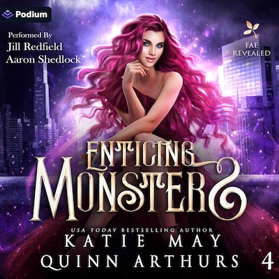 Enticing Monsters – omslag til lydbogen af Katie May, Quinn Arthurs