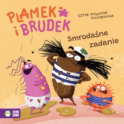 Plamek i Brudek. Smrodaśne zadanie – okładka audiobooka, autor Jelena Pervan