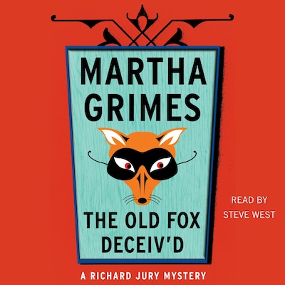 The Old Fox Deceived – omslag til lydbogen af Martha Grimes