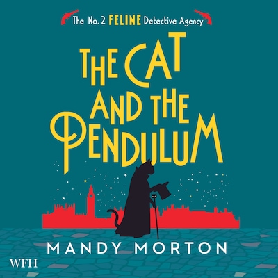The Cat and the Pendulum – omslag til lydbogen af Mandy Morton