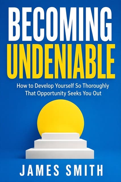 Becoming Undeniable: How to Develop Yourself So Thoroughly That Opportunity Seeks You Out – omslag til lydbogen af James Smith