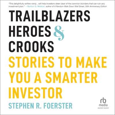 Trailblazers, Heroes, and Crooks – omslag til lydbogen af Stephen R. Foerster