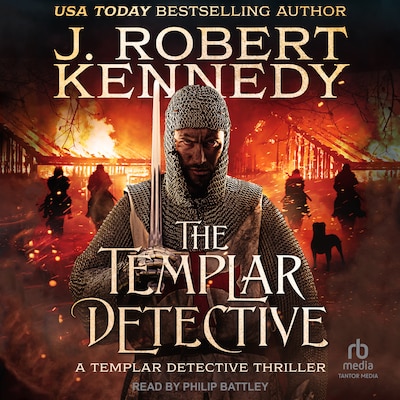 The Templar Detective – omslag til lydbogen af J. Robert Kennedy