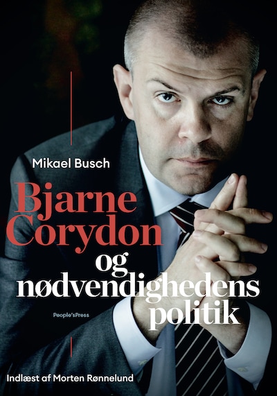 Bjarne Corydon og nødvendighedens politik – omslag til lydbogen af Mikael Busch