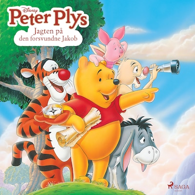 Peter Plys - Jagten på den forsvundne Jakob – omslag til lydbogen af Disney